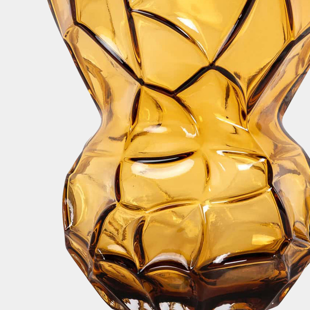 Mason - Glass Vase, Amber