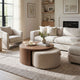 Warwick - Wood Coffee Table With Footstool