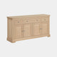 Sidmouth - 4 Door Sideboard With Drawers, Oak