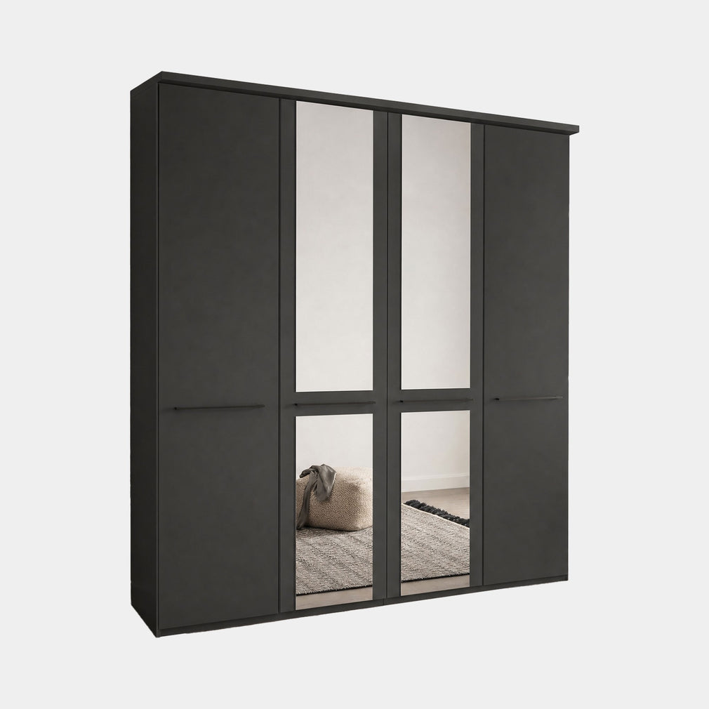 Fitzroy - 4 Door 2 Mirror Wardrobe