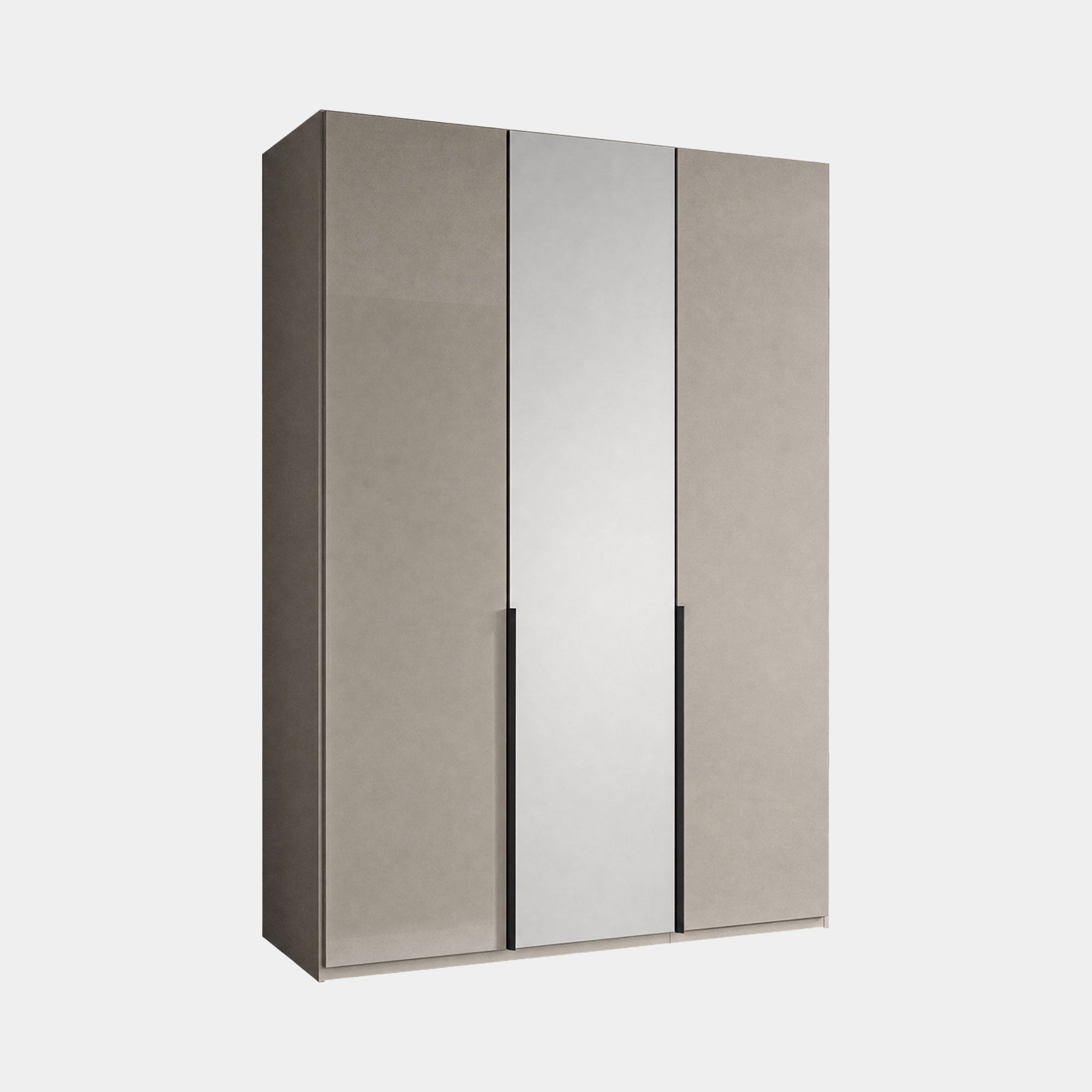 Varnell - 3 Door Mirrored Glass Wardrobe