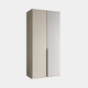 Varnell - 2 Door Glass Mirrored Wardrobe Champagne Glass