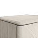 Dynasty - 2 Drawer Bedside Table, Stone