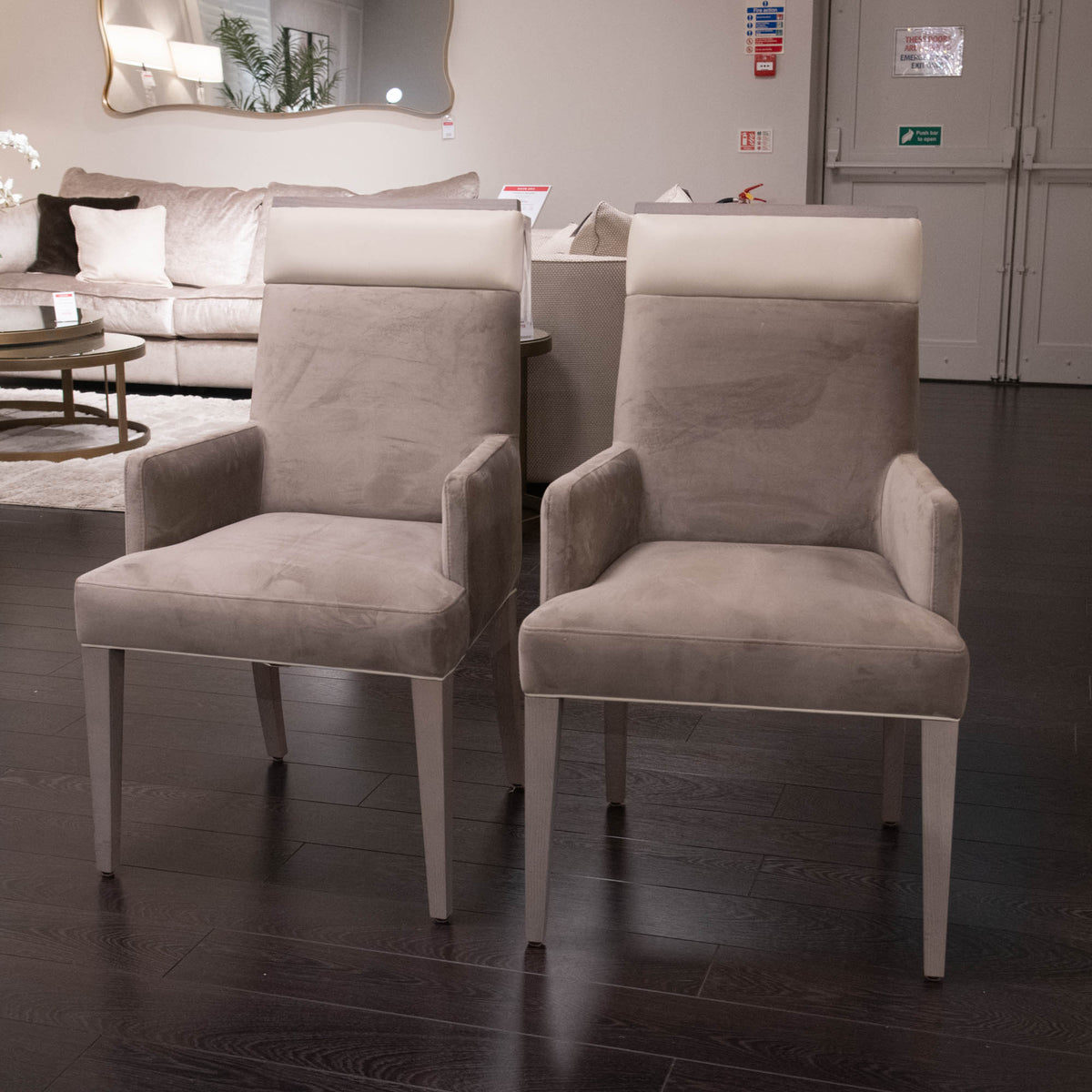 Porto - Oak Dining Armchairs, Set of 2 - Item As Pictured