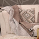 Dorrie Grey - Bedspread Throw 240x260cm
