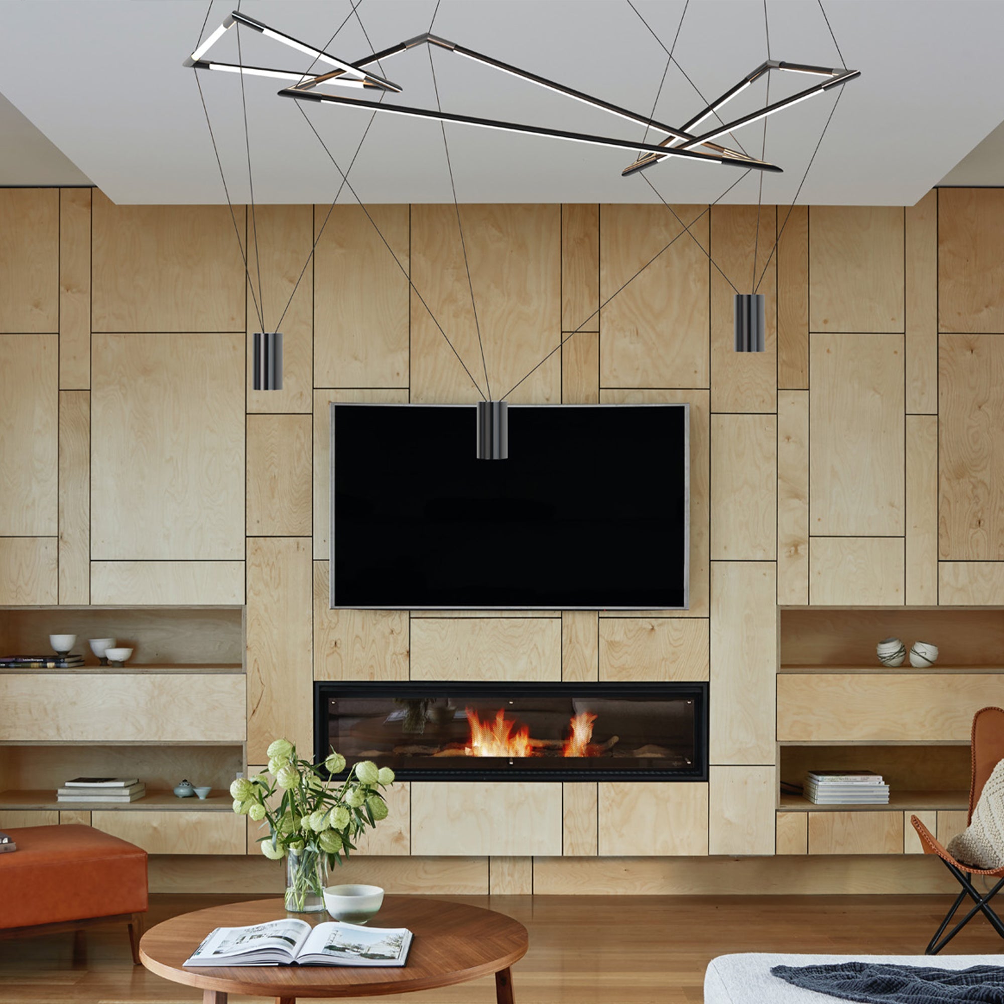 Tron - Triangle Pendant Light, Large