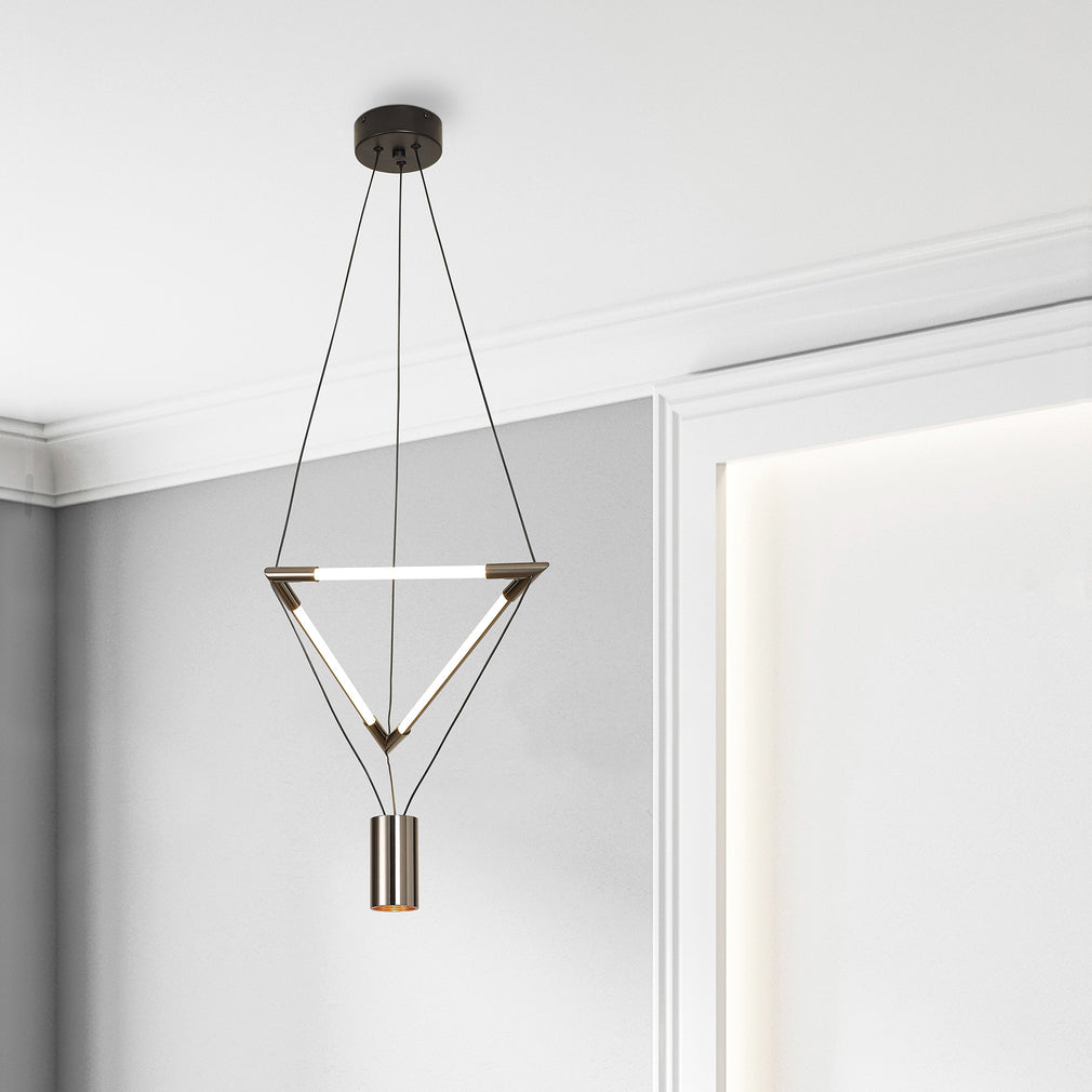 Tron - Triangle Pendant Light, Small