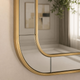 Halo Gold - Full Length Mirror, Arch