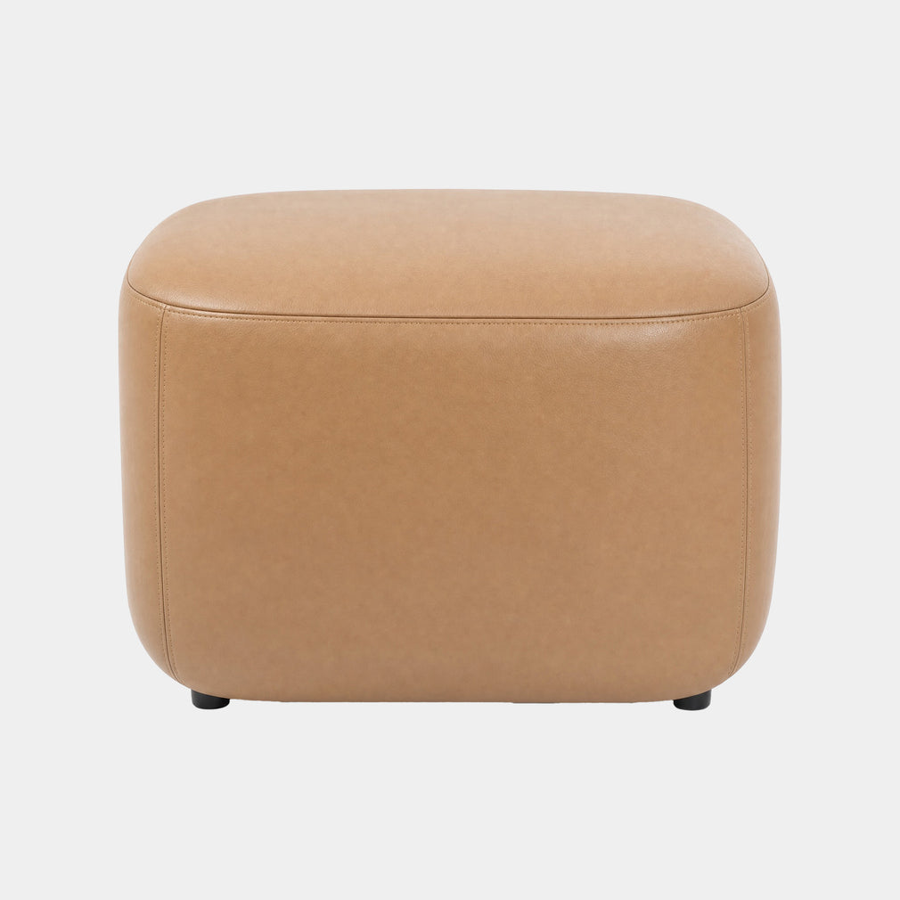 Nashville - Rectangular Footstool, Leather