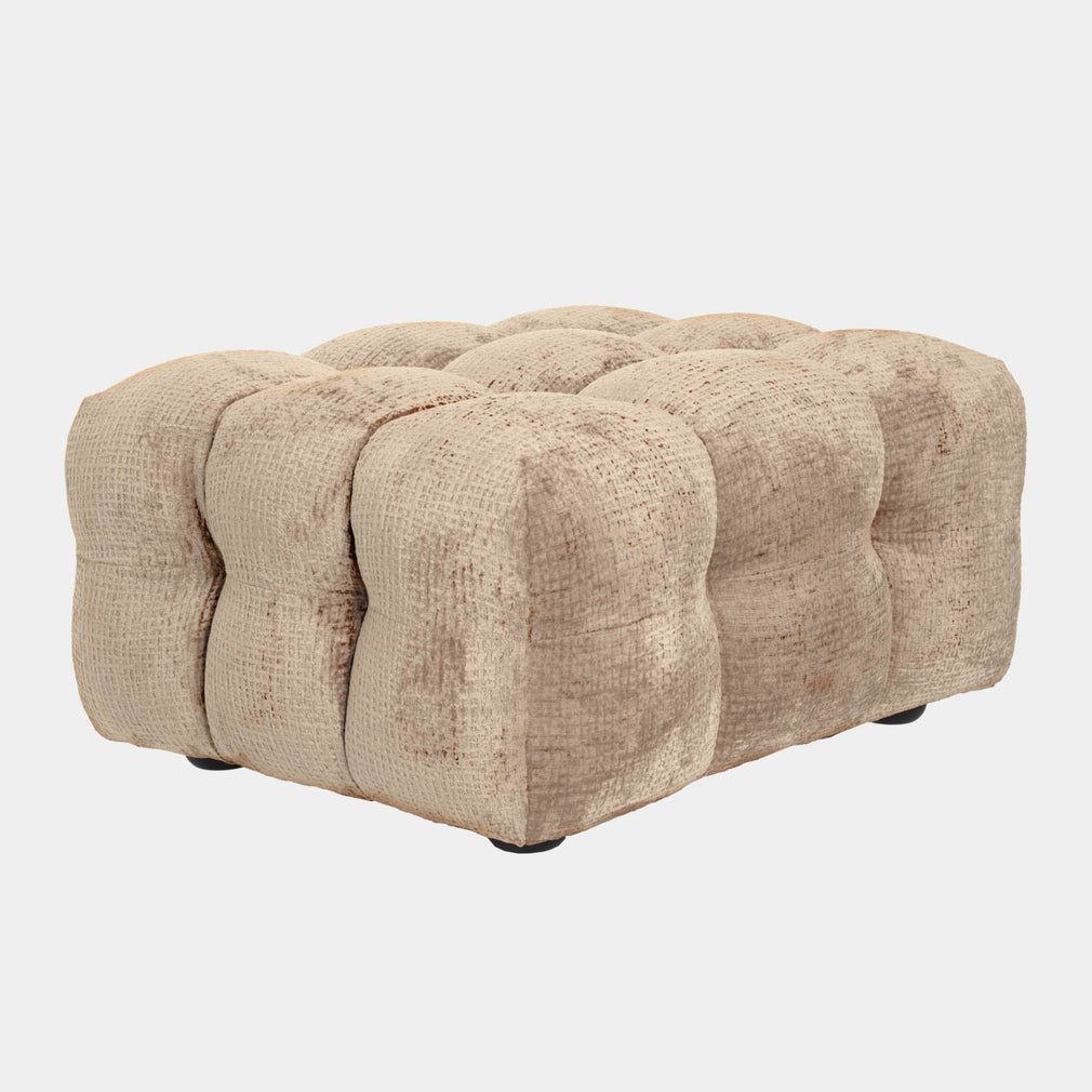 Amsterdam Neutral - Footstool, Fabric