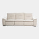 Pasadena - Large 3 Seat Sofa With 2 Power Recliners, Leather Frost