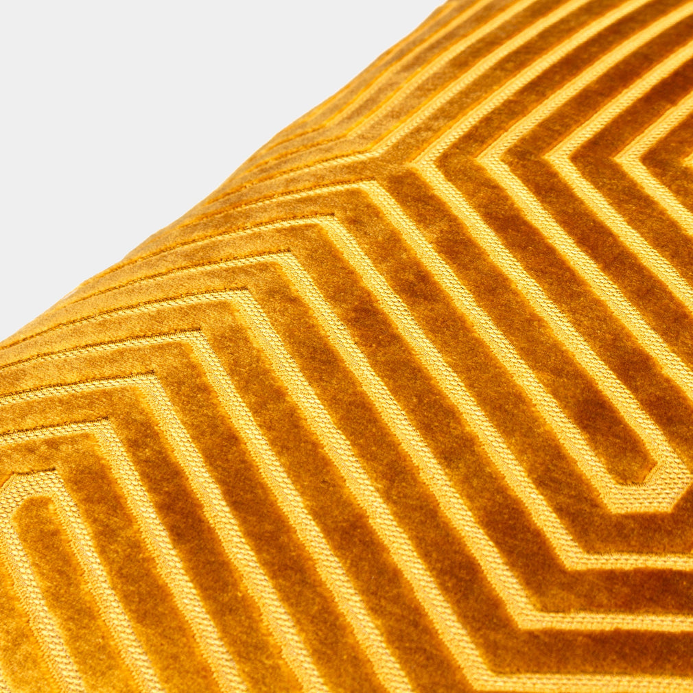 Evoke Velvet - Gold Cushion 45x45cm