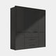 Fitzroy - 4 Door 2 Drawer Combi Wardrobe