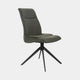 Tannery - Swivel Dining Chair, Leather Green