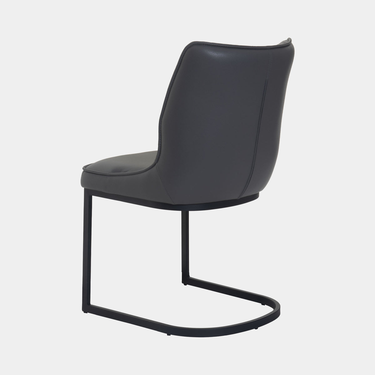 Krieger - Cantilever Dining Chair, Faux Leather