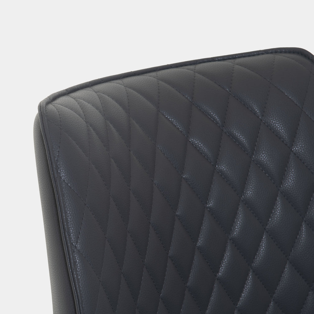 Krieger - Cantilever Dining Chair, Faux Leather