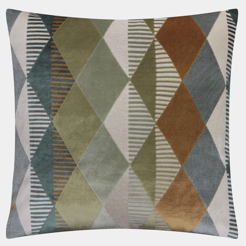 Harlequin Velvet - Green Cushion 50x50cm