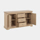 Sidmouth - Large 2 Door Sideboard With Drawers, Oak