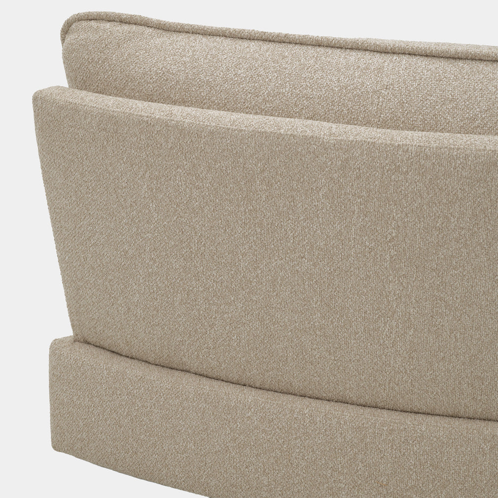 Eichholtz Cresson - Large Modular Curved Sofa, Fabric