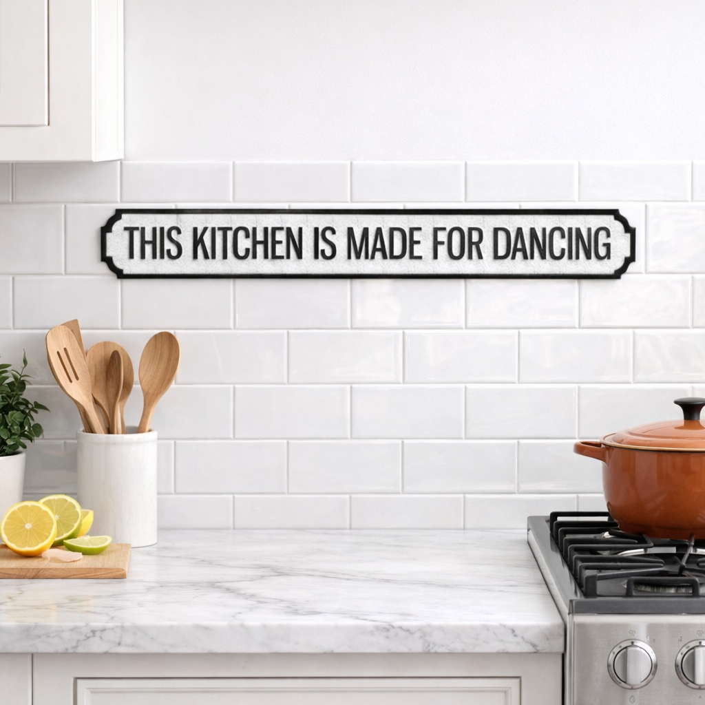 Wall Plaque - This Kitchen is Made For Dancing
