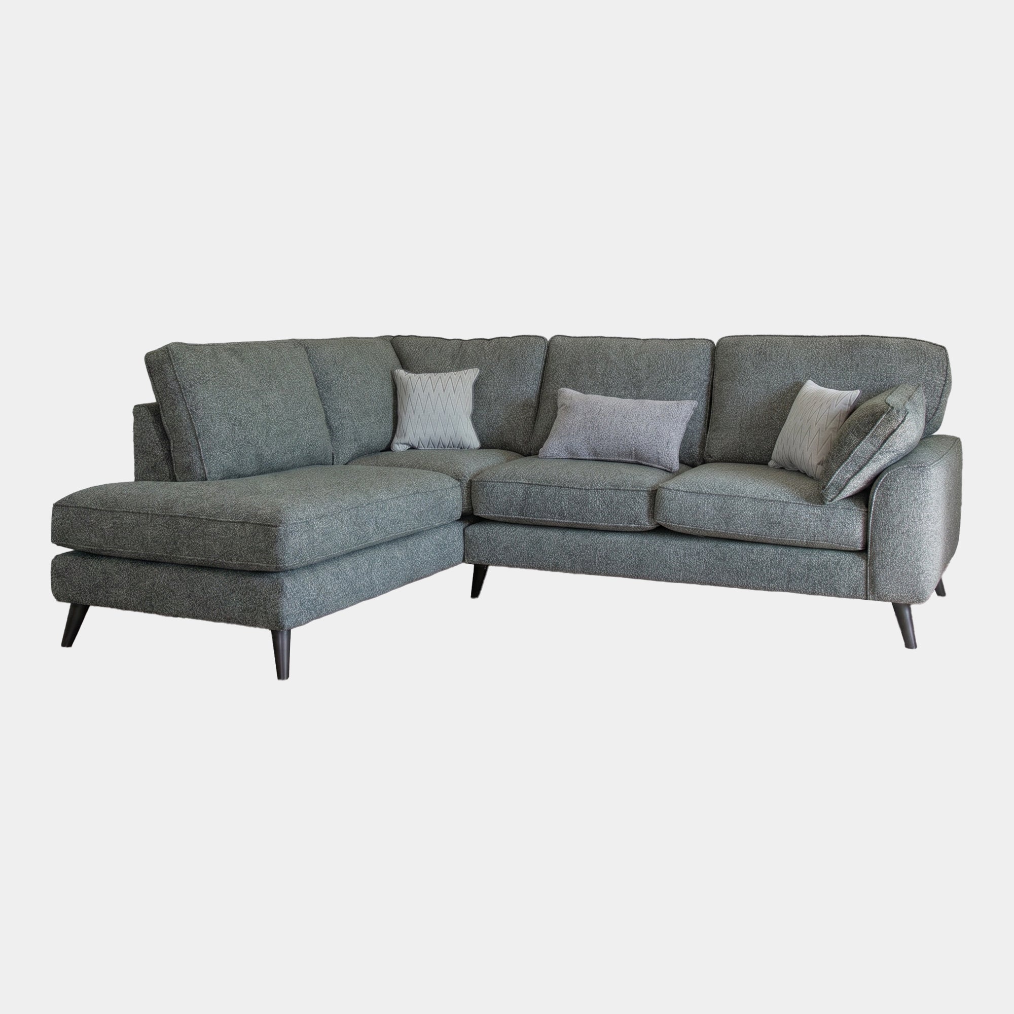 Logan - LHF Chaise Corner Sofa, Fabric