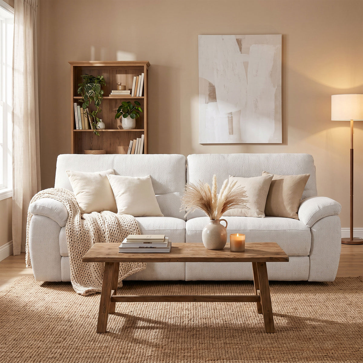 Lennox - 3 Seat Sofa, Fabric