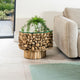 Driftwood - Glass Lamp Table