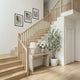 Artificial Eucalyptus Tree in White Pot - Realistic Faux Indoor Plant