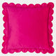 Scallop Velvet - Pink Cushion 45x45cm