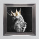 King Lion - Framed Wall Art Print