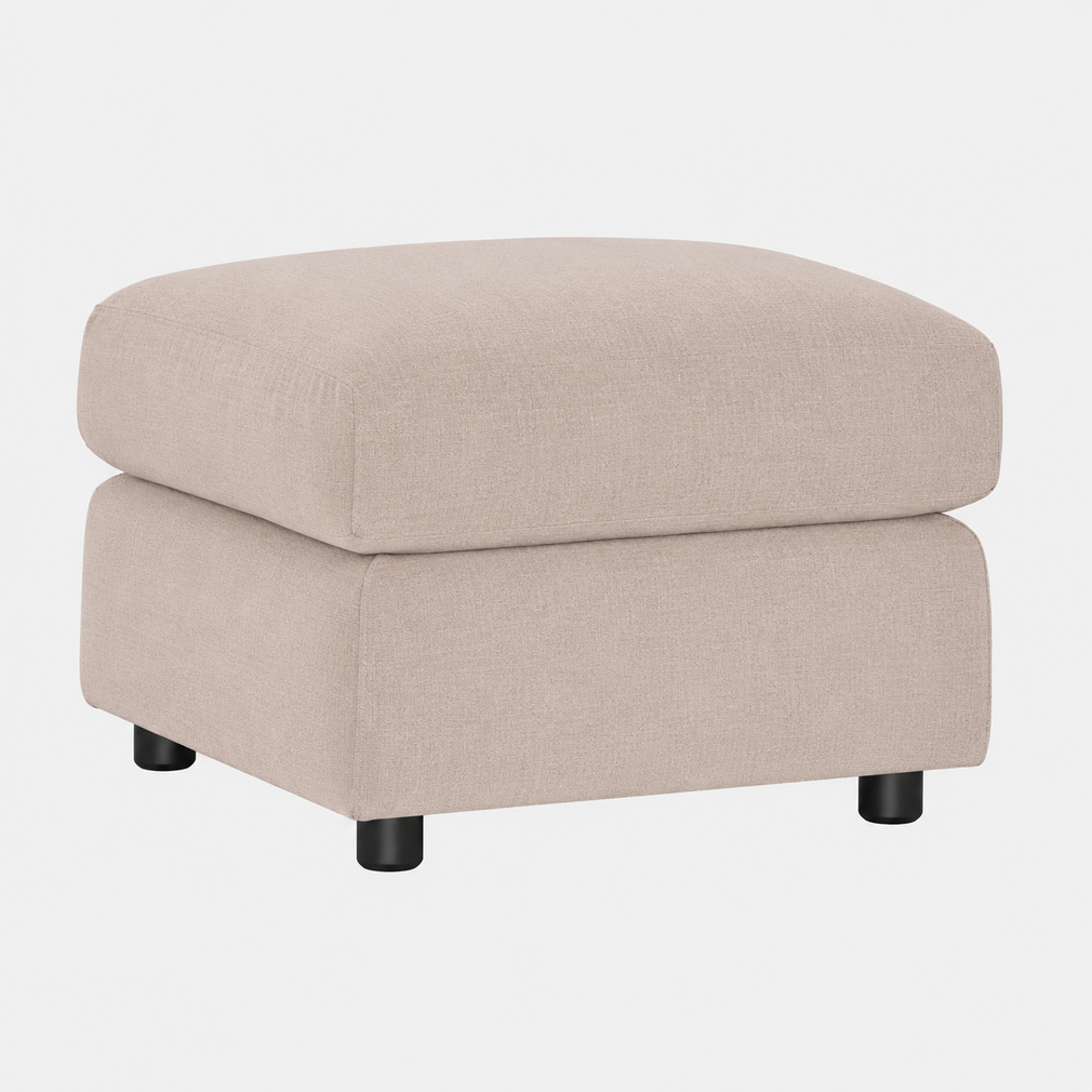 Shaftesbury - Footstool, Fabric Manhattan Cotton
