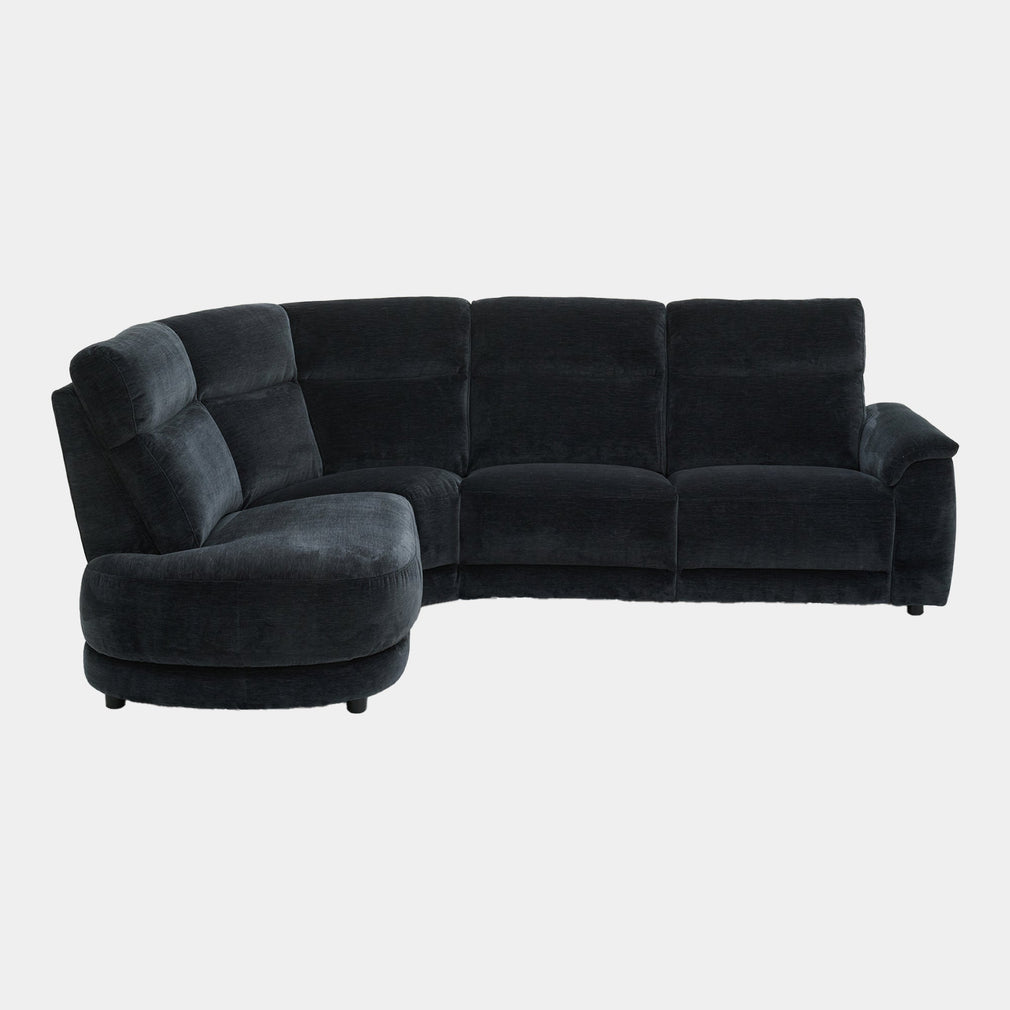 Chelsea - LHF Power Recliner Corner Sofa, Mayfair Midnight Fabric