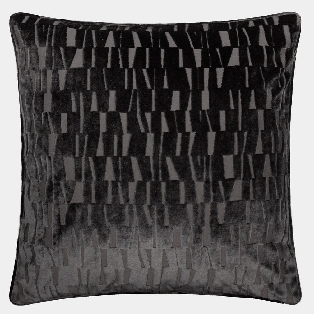Manhattan Velvet - Charcoal Cushion 50x50cm