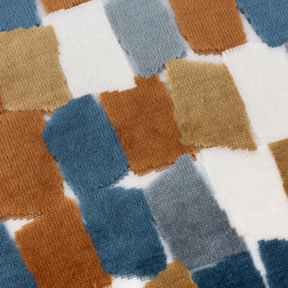 Blocks Velvet - Ginger Cushion 45x45cm
