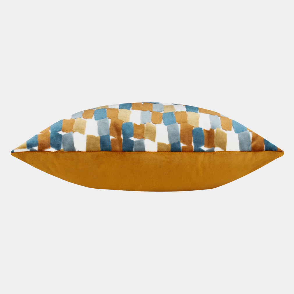 Blocks Velvet - Ginger Cushion 45x45cm
