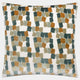 Blocks Velvet - Green Cushion 45x45cm