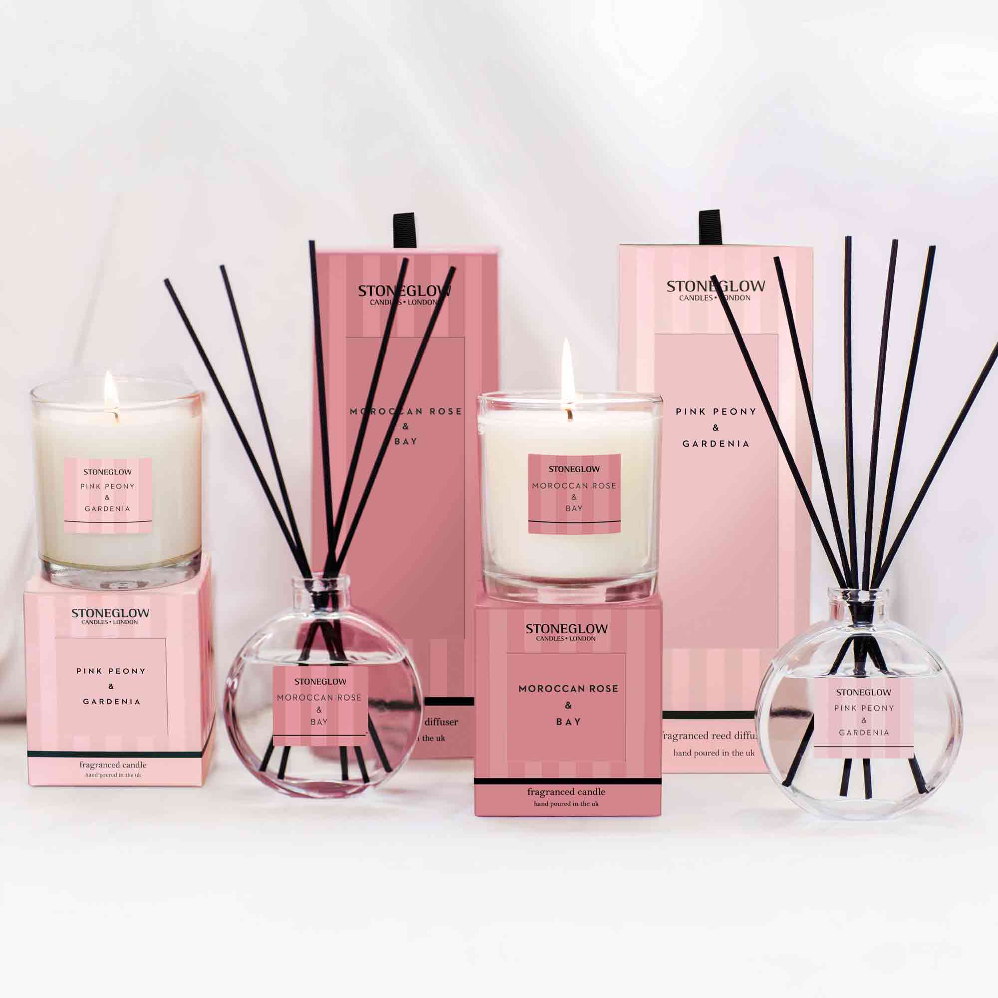 Stoneglow Modern Classics - Moroccan Rose & Bay Candle