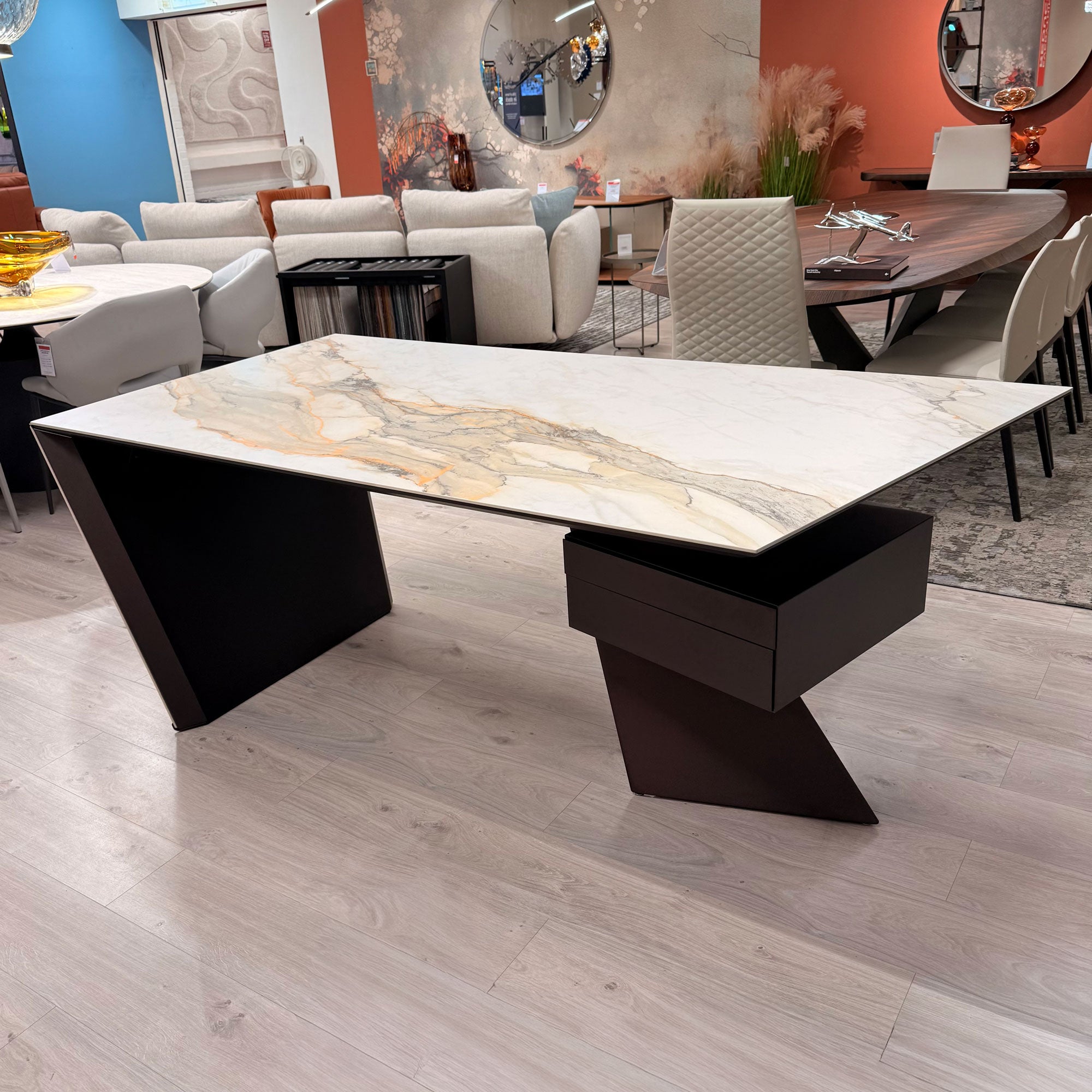 Cattelan Italia Nasdaq - Keramik Office Desk - Item As Pictured