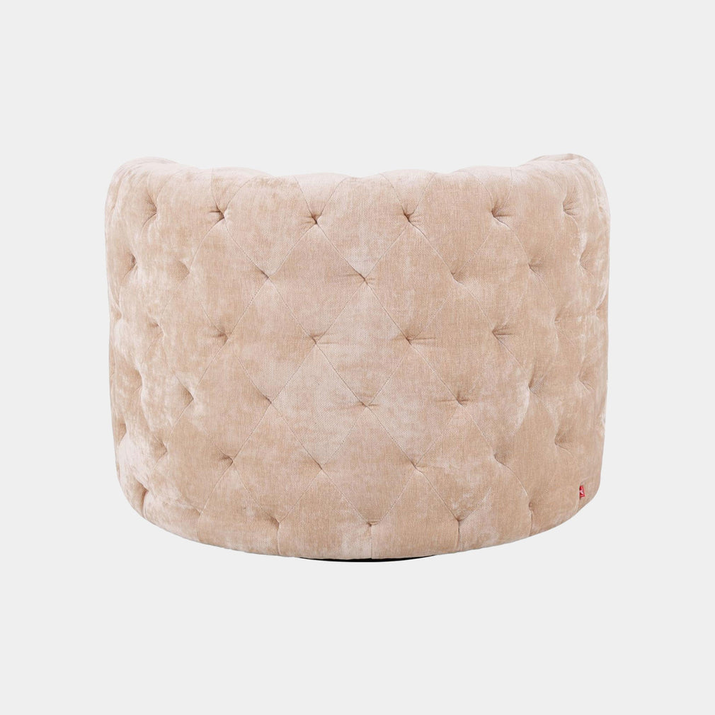 Greenwich - Swivel Accent Chair, Natural Fabric