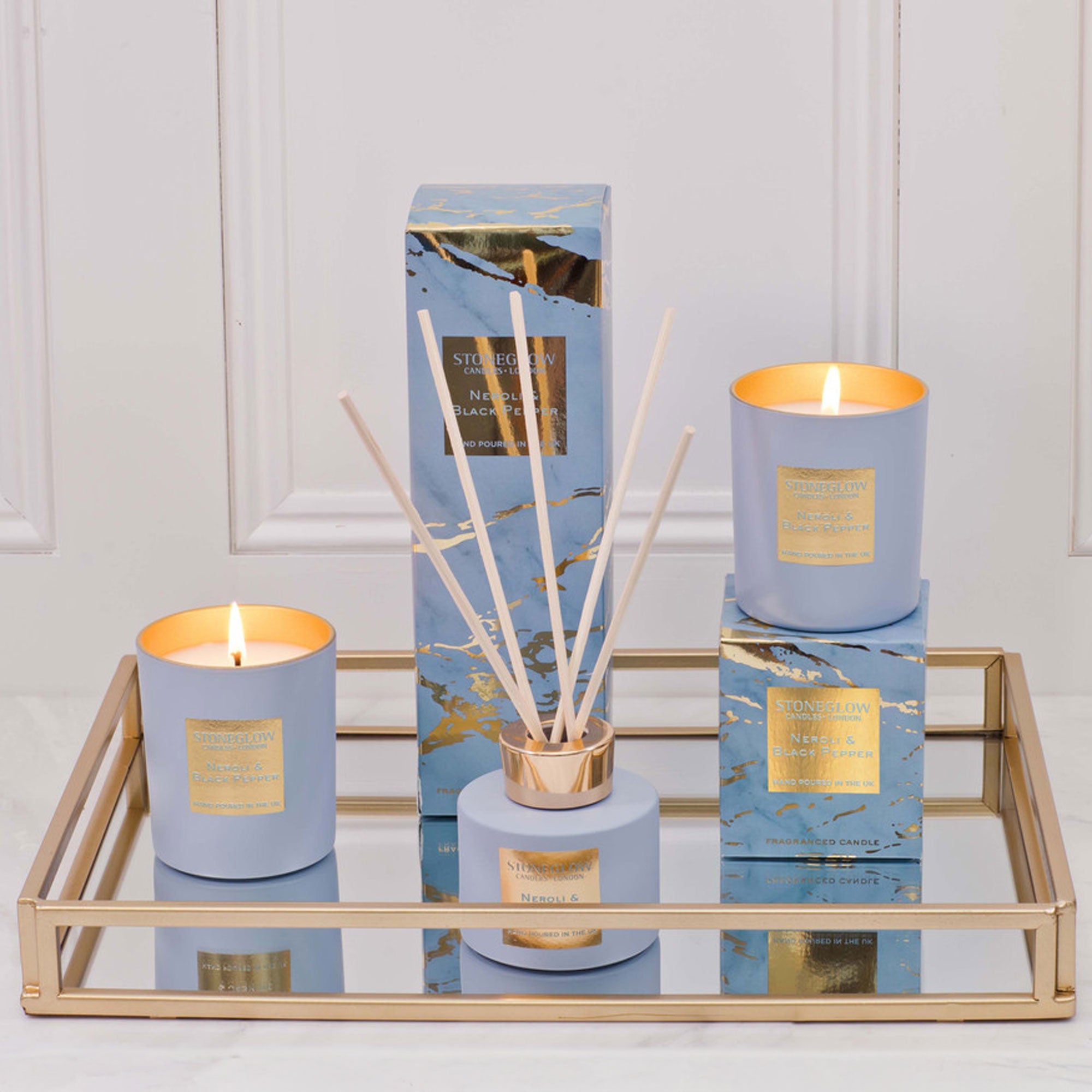 Stoneglow Luna - Neroli & Black Pepper Candle