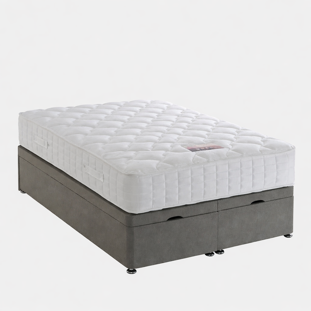 Comfort Deluxe 1000 - Divan Bed & Mattress With No Headboard