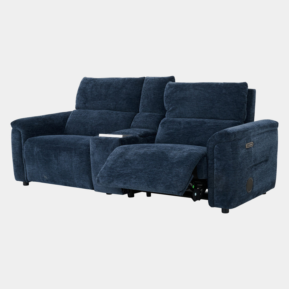 Odeon - 2.5 Seat Power Recliner With Touchscreen In Fabric