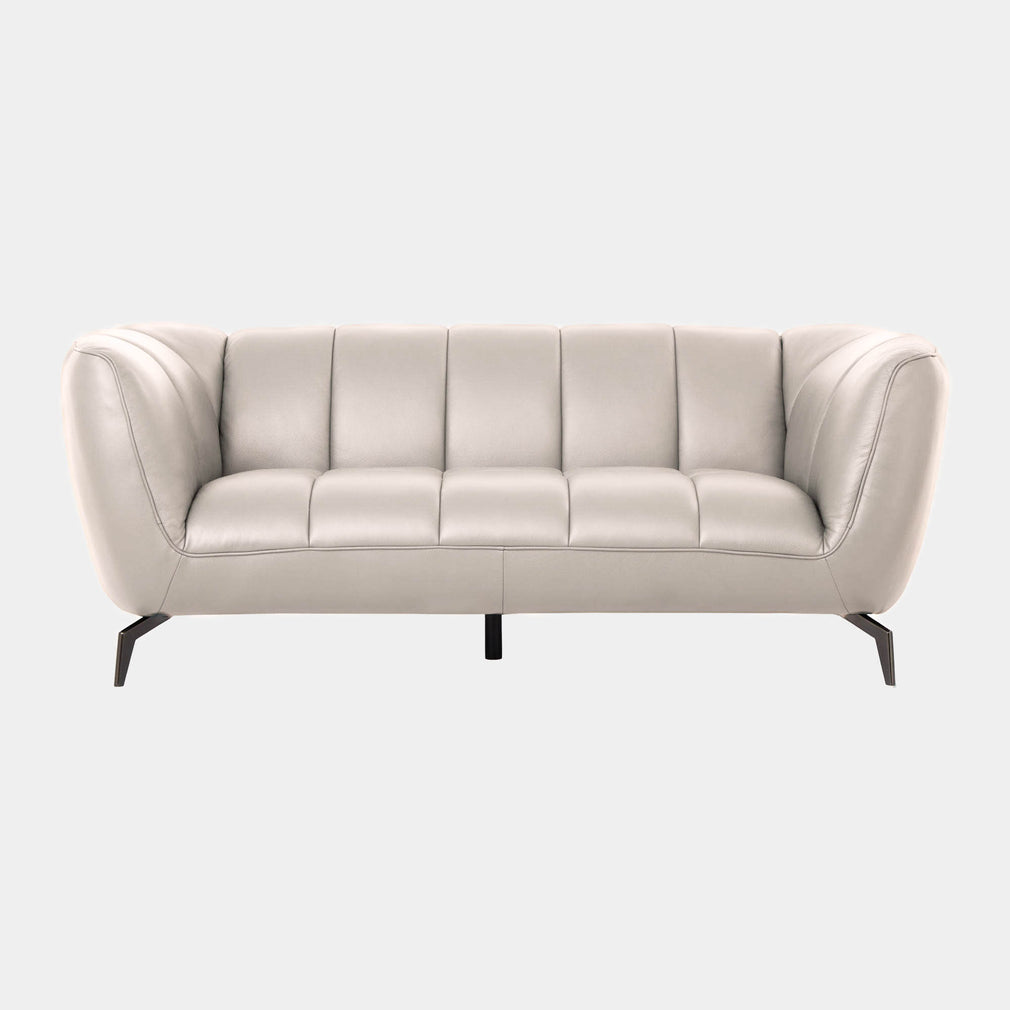 Odyssey - 2 Seat Sofa, Leather Oslo Frost