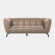Odyssey - 2 Seat Sofa, Leather Oslo Mushroom