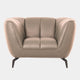 Odyssey - Armchair, Leather Oslo Mushroom