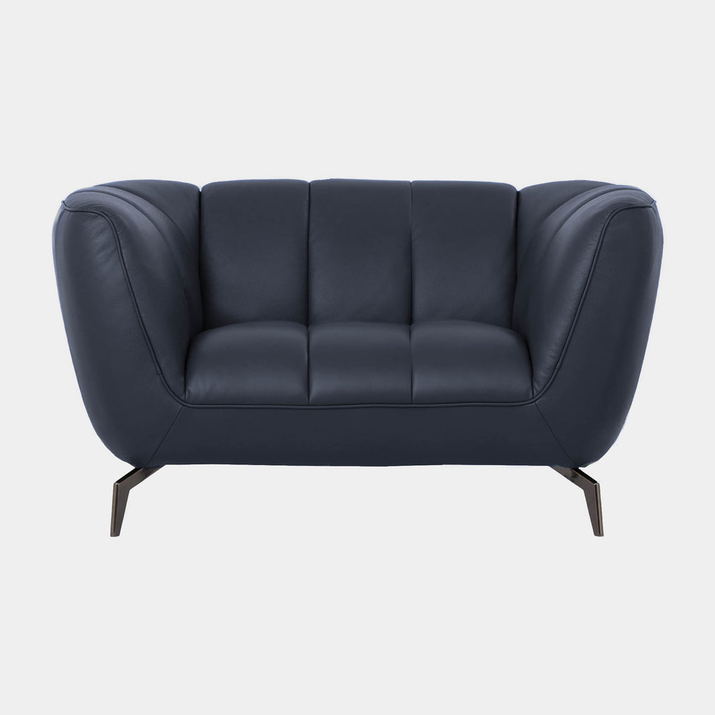 Odyssey - 1.5 Seat Sofa, Leather Oslo Navy