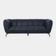 Odyssey - 3 Seat Sofa, Leather Oslo Navy