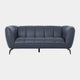 Odyssey - 2 Seat Sofa, Leather Oslo Smoke Blue