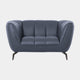 Odyssey - 1.5 Seat Sofa, Leather Oslo Smoke Blue