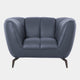 Odyssey - Armchair, Leather Oslo Smoke Blue